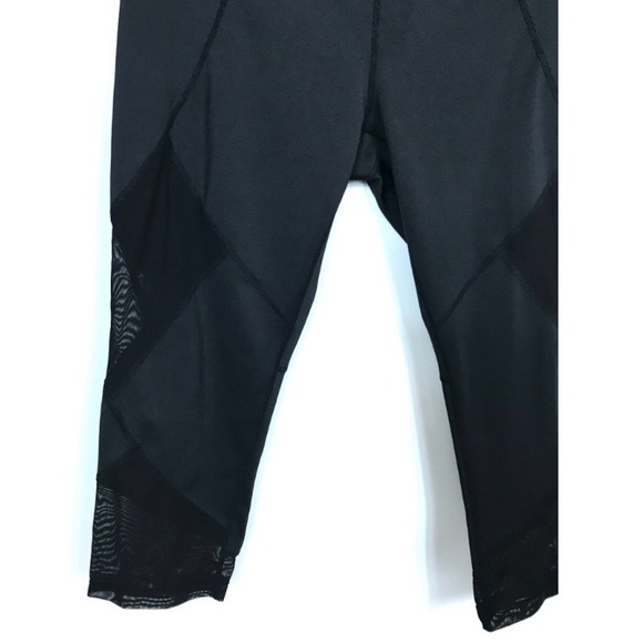 ATHLETA Black Mesh Solar Leggings Sz M - Picture 5 of 10
